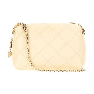 Tory Burch Fleming Soft Crossbody Bag - female - Tory Burch - Cross Body Bags - Beige - ONE SIZE - Bags