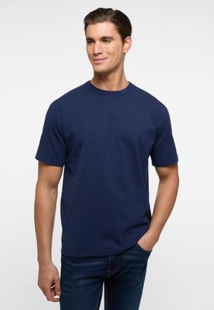Eterna T-Shirt ETERNA, Herren, Gr. XL, navy, 100% Baumwolle (davon 20% recycelt), l&auml;ssig geschnitten, Shirts T-Shirt