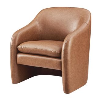 New Pacific Direct Zella PU Accent Arm Chair