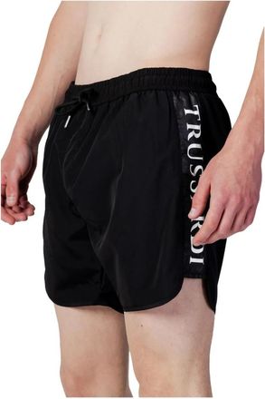 Trussardi Zwembroek Heren Zwart met Veters - Heren - Strandmode - Zwart - 3XL - Badmode