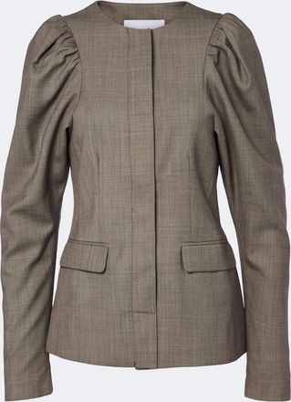 Ganni Wool-blend blazer