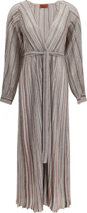 Missoni Womens Sequin Cardigan Dress Pink Tones Viscose