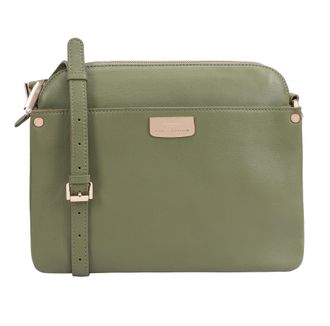 Paul Costelloe Womens Snowy Leather Cross Body Bag - Green - One Size