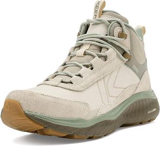 Keen Leiki Waterproof Leather Hiking Boots Womens Hiking Boots Birch/Lily Pad : 10.5 B - Medium