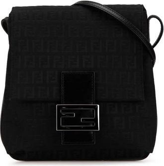 Fendi Pre-owned Fendi Zucchino Canvas Crossbody Ladies 2288 8BT075 JQ5 099