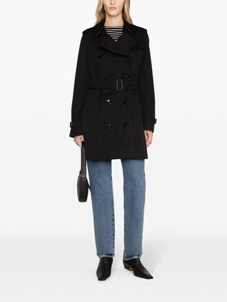 Burberry Kensington Trench Coat - Black