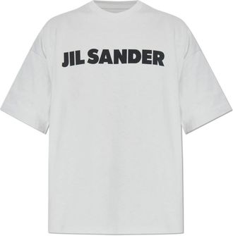 Jil Sander T-shirt met logo - Heren - T-shirts - Wit - XS - Katoen - Tops