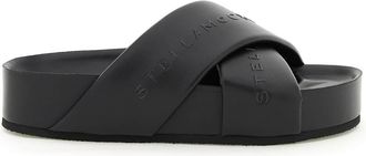 Stella McCartney Padded Faux Leather Slides