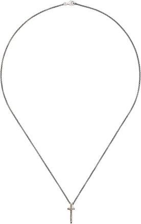 Rosa Maria Collana con pendente a croce - Argento