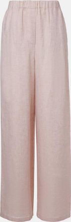 Loro Piana Valerio linen wide-leg pants