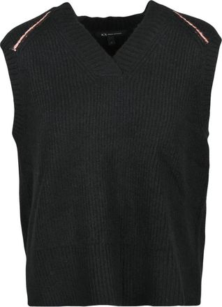 A|X Armani Exchange Chaleco - Knitwear - Mujer - Negro - S