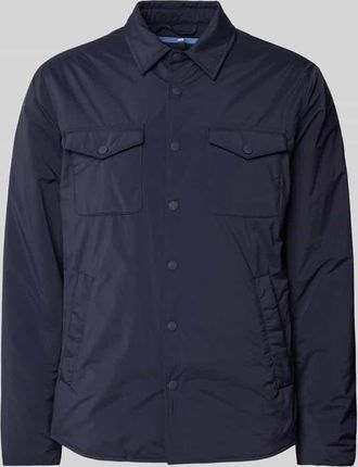 People of Shibuya Jacke mit Brustpattentaschen Modell KISO in Marine, Gr&ouml;&szlig;e 54