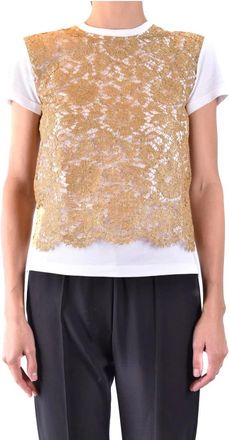 Valentino T-Shirts - Dames - T-shirts - Geel - XS - Katoen - Tops