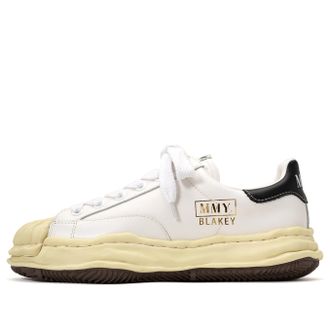Miharayasuhiro BLAKEY VL OG Sole Leather Low-top Sneaker White A09FW731-WHT