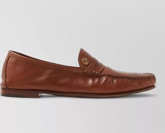 Versace leather loafers