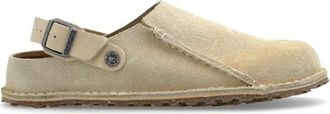 Birkenstock Lutry Premium Su&egrave;de schoenen - Dames - Klompen - Beige - 40 EU - Su&egrave;de - Schoenen