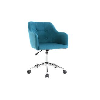 Miliboo Miliboo - Sill&oacute;n De Escritorio Dise&ntilde;o Tejido Azul Petr&oacute;leo Baltik