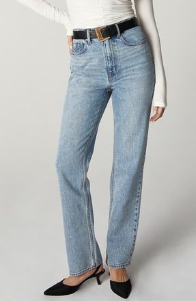 Unpublished Rae Nostalgia Straight Leg Jeans in Medium Blue at Nordstrom, Size 26