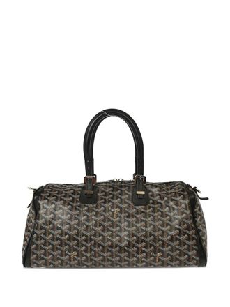Goyard 2007 Croisiere 40 handbag - unisex - Leather/Canvas - One Size - Black