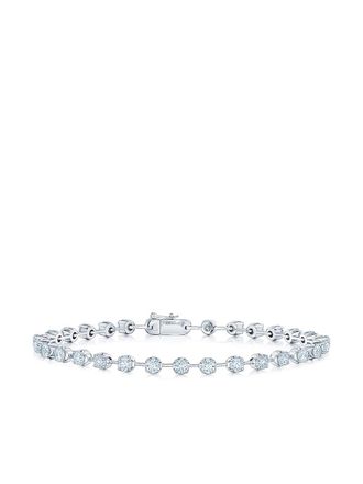Kwiat Bracciale rigido Starry Night in oro bianco 18kt con diamanti - Argento