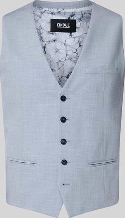 Cinque Weste mit Paspeltaschen Modell Vitra in Hellblau, Gr&ouml;&szlig;e 102