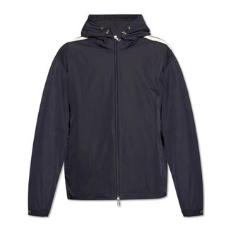 Moncler Rain Jackets, male, Blue, Size: 2XL Jacket Olan