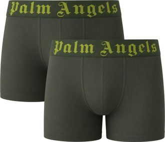 Palm Angels Boxershorts in Olijf