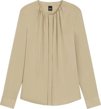 BOSS Blusa a maniche lunghe - Toni neutri