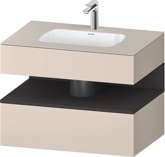 Duravit Duravit - Qatego Lavabo Encastr&eacute; Avec Meuble Sous-lavabo En