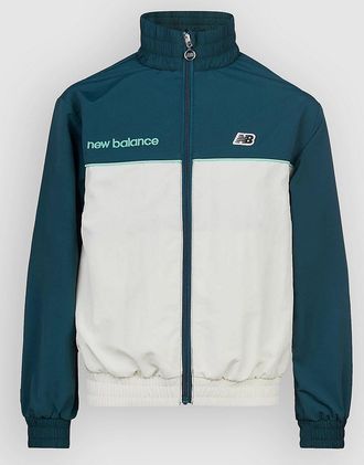 New Balance Premium Sports Zip Thru Funnel Kids Chaqueta verde