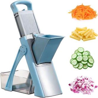 OEM Cortadora Y Picadora De Verduras Mejorada Y Segura, Procesador De Verduras Y Alimentos Ajustable, No Necesita Cambio De Cuchillas