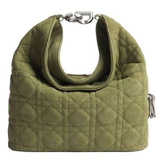 Dior (WMNS) DIOR Small Dior Toujours Hobo Bag Khaki M2867PDUN_M18S