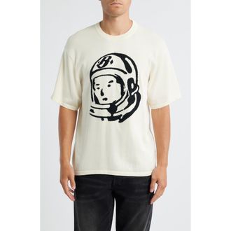 Billionaire Boys Club BB Helmet Head Cotton Graphic Sweater Tee in Winter White at Nordstrom Rack, Size Xxx-Large