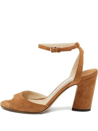 Jimmy Choo London Miranda block-heel sandals - Brown