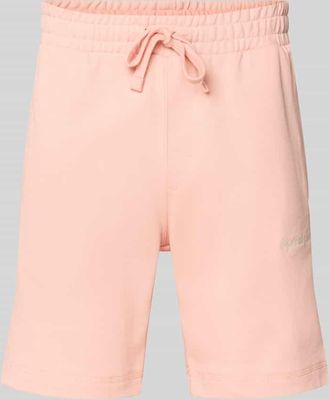 Jack & Jones Jack & Jones Sweatshorts mit Stitching Modell KARL in Apricot, Gr&ouml;&szlig;e XXL