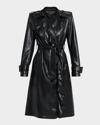 Generation Love Hearst Vegan Leather Trench Coat