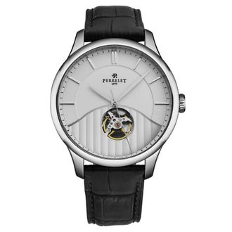 Perrelet First Class Silver-tone Dial Mens Watch A1087/9
