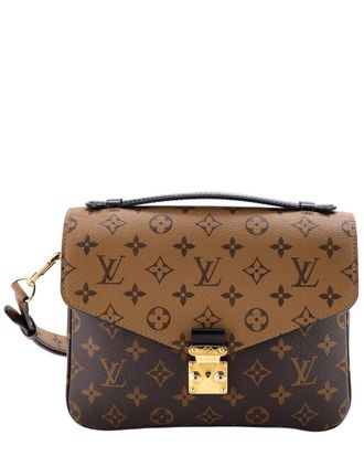 Louis Vuitton Brown Reverse Monogram Canvas Pochette Metis