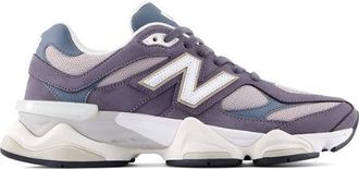 New Balance Unisex 9060 in Grigio/Blu, Pelle Scamosciata/Rete, Taglia 37.5