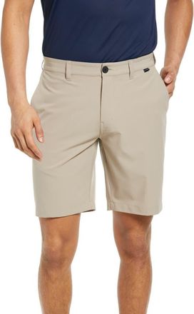 Travis Mathew Starnes Stretch Performance Shorts in Khaki at Nordstrom Rack, Size 40