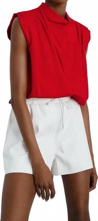 M&eacute;lissa Nepton Ava Sleeveless Top In Red