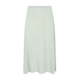 Aspesi Midi Skirts, female, Green, Size: XS Draped Skirt