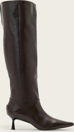 AllSaints Leather Odyssey Knee High Suede Boots, Size: UK7.5/US10.5/EU40.5