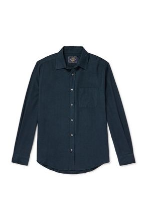 Portuguese Flannel Espiga Herringbone Cotton Shirt