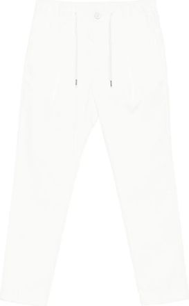 Herno drawstring-waist trousers - men - Cotton/Polyester - L - White