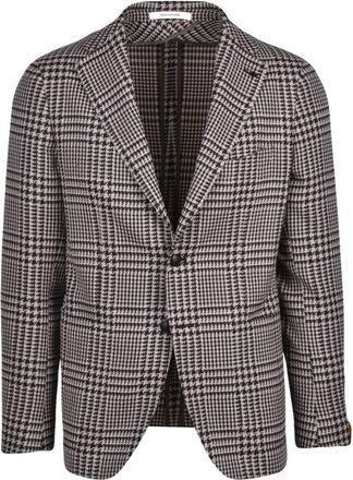 Tagliatore Giacca Stondata - Heren - Blazers - Bruin - S - Wol - Jassen