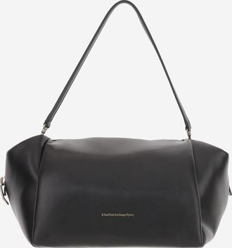 Carven Womens Leather Bag Black Shoulder