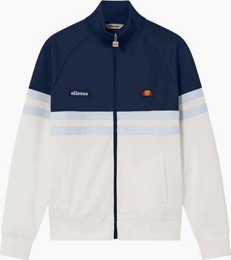 Ellesse Mens Ellesse Rimini Track Jacket Off White/Navy - Size: 44/Regular