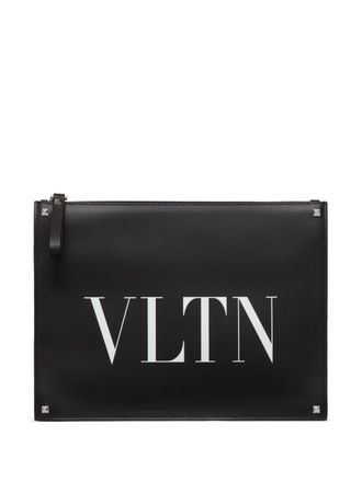 Valentino Garavani VLTN clutch - Zwart