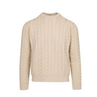 FILIPPO DE LAURENTIIS Truien & Vesten, Heren, Beige, L, Wol, Gc 3Mlwm 7T 061